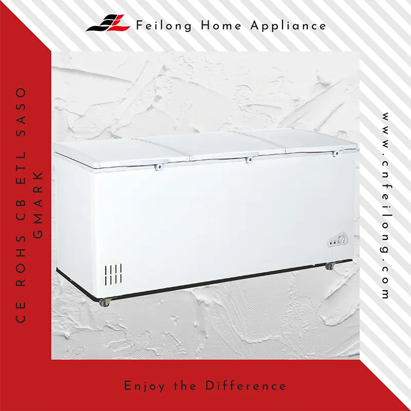 ตู้แช่แข็งหน้าอก 3 ประตูขนาดใหญ่ BD-1588Q